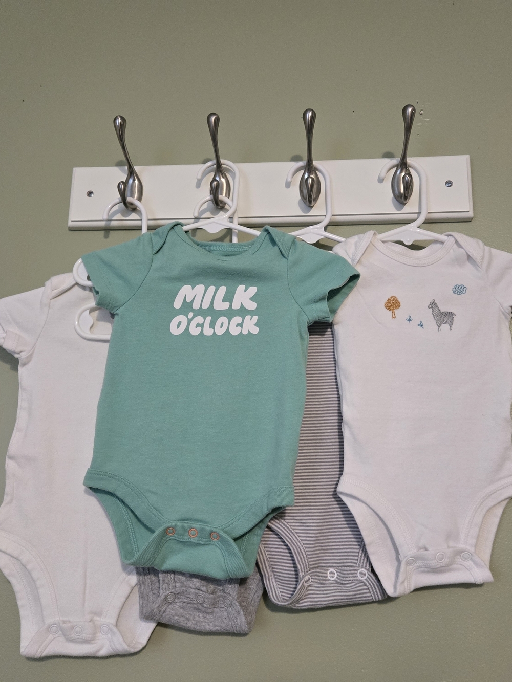 5 Piece Bundle- Baby One-Piece Bodysuits 3-6M